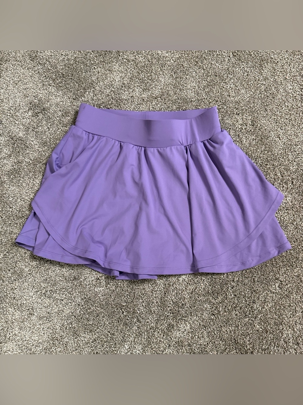 Purple Women's Athletic Skort - Lightweight Skirt with Built-In Short- worn once